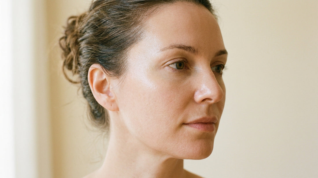 Even-toned, clear facial skin without dark patches